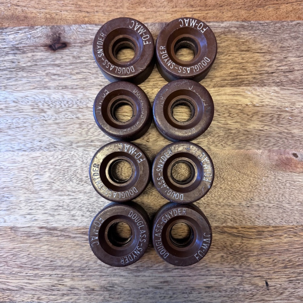 Vintage Douglass Snyder FO-MAC Roller Skate Wheels